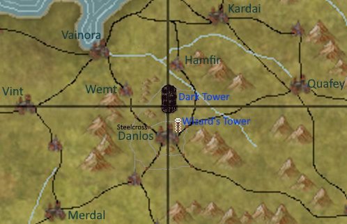 Map of the Danlos region